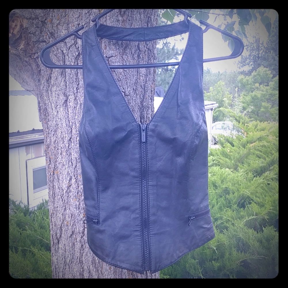Leather Vest